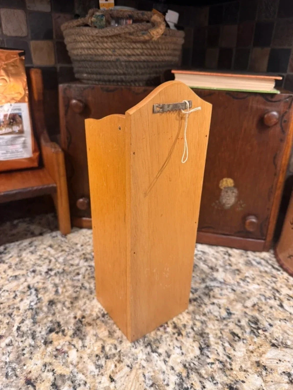 Vintage heart wall cabinet with drawers